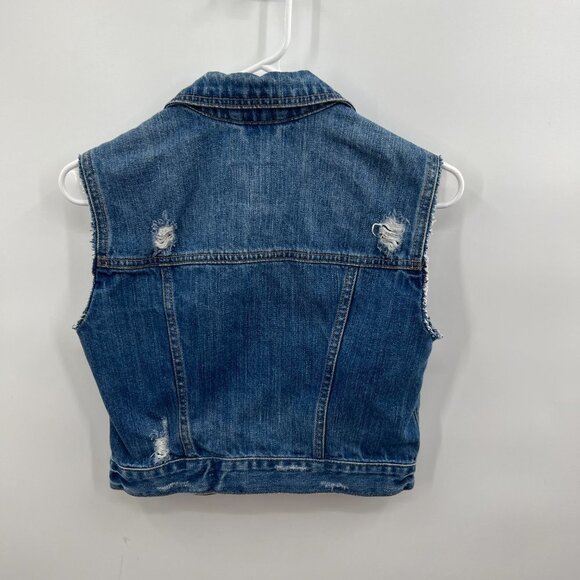 Girls Hollister Blue jean Vest size XS - Picture 7 of 7